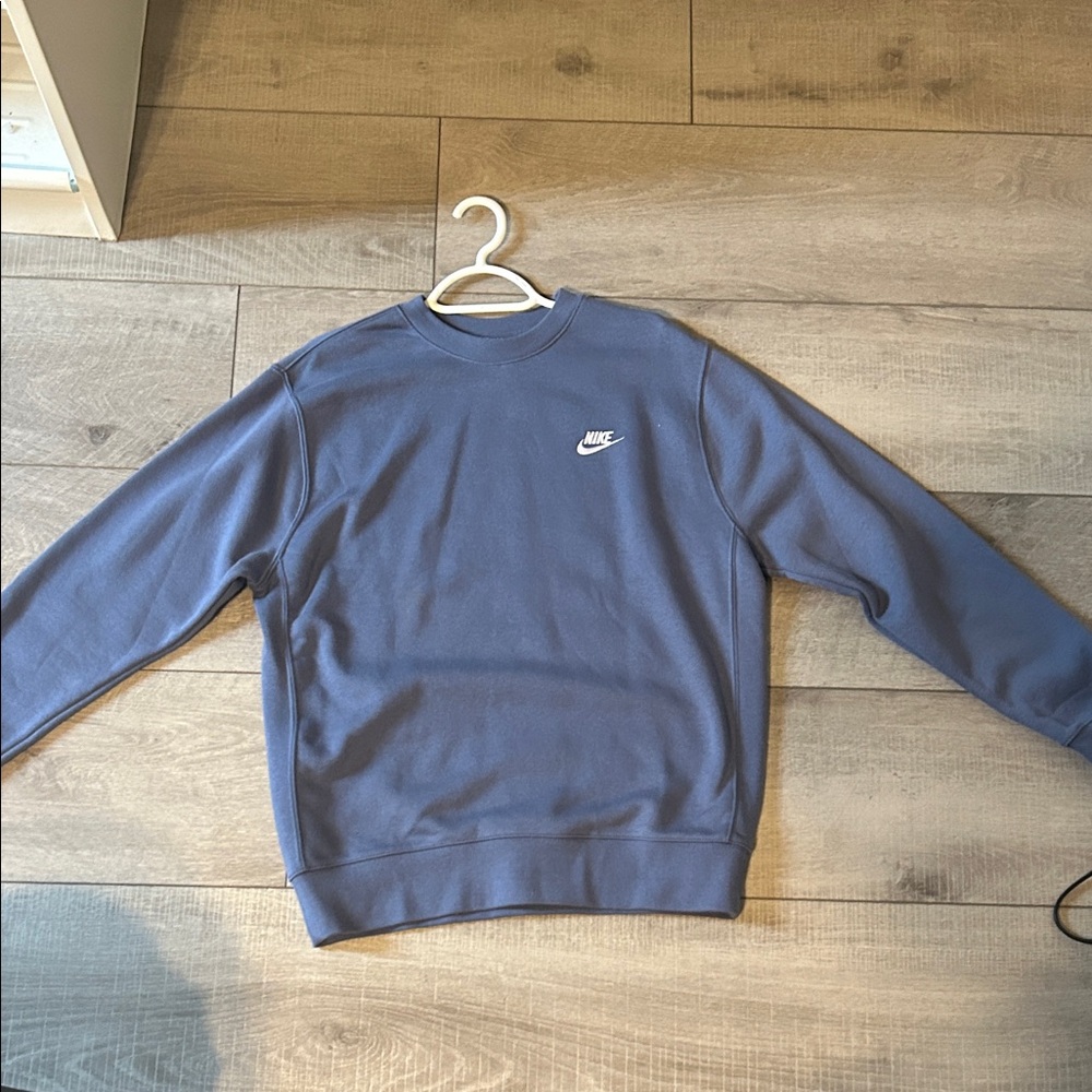 Nike Men's Crewneck Sweater in Slate Blue